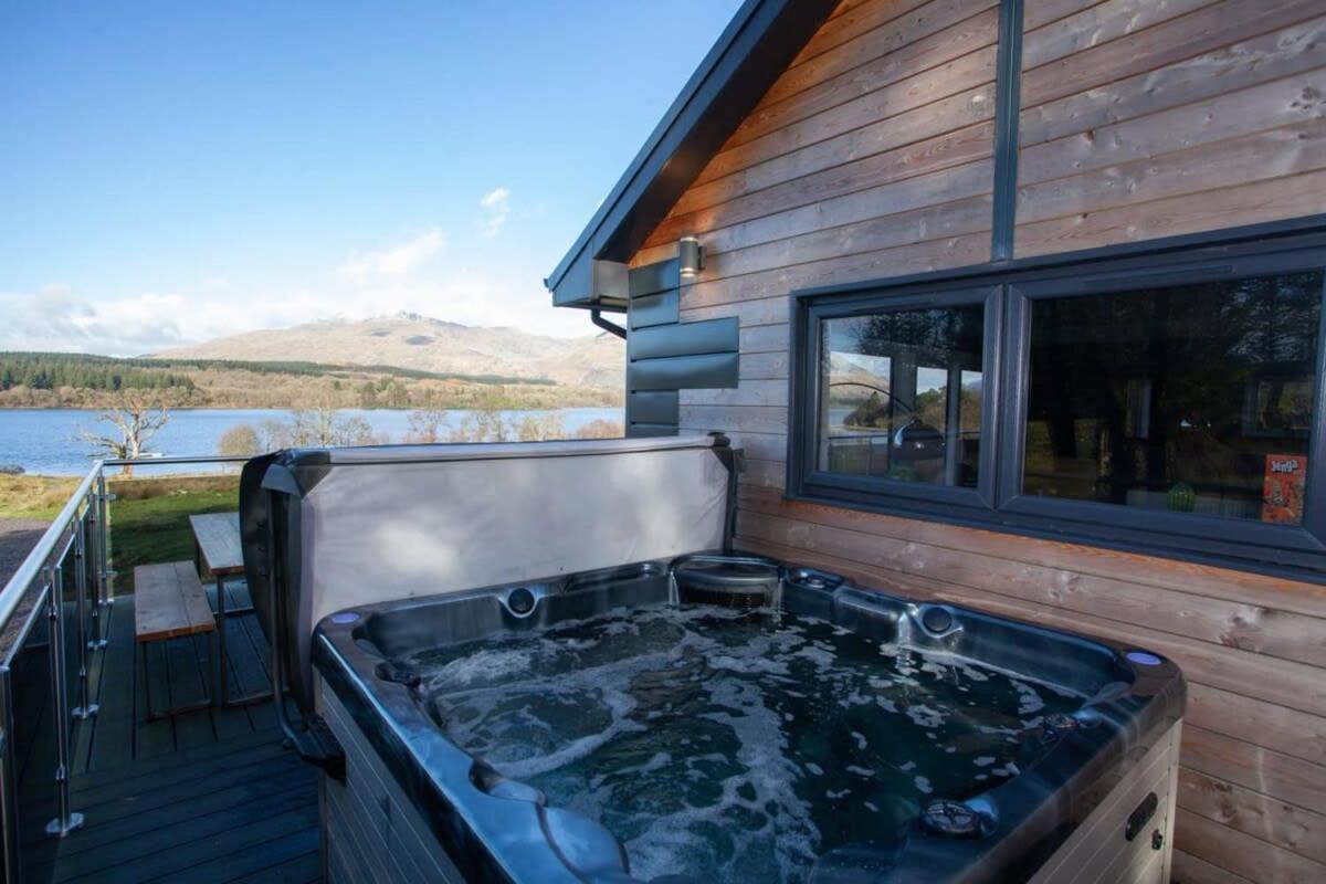 New Build Lodge With Stunning Views Of Loch Awe Hayfield  エクステリア 写真