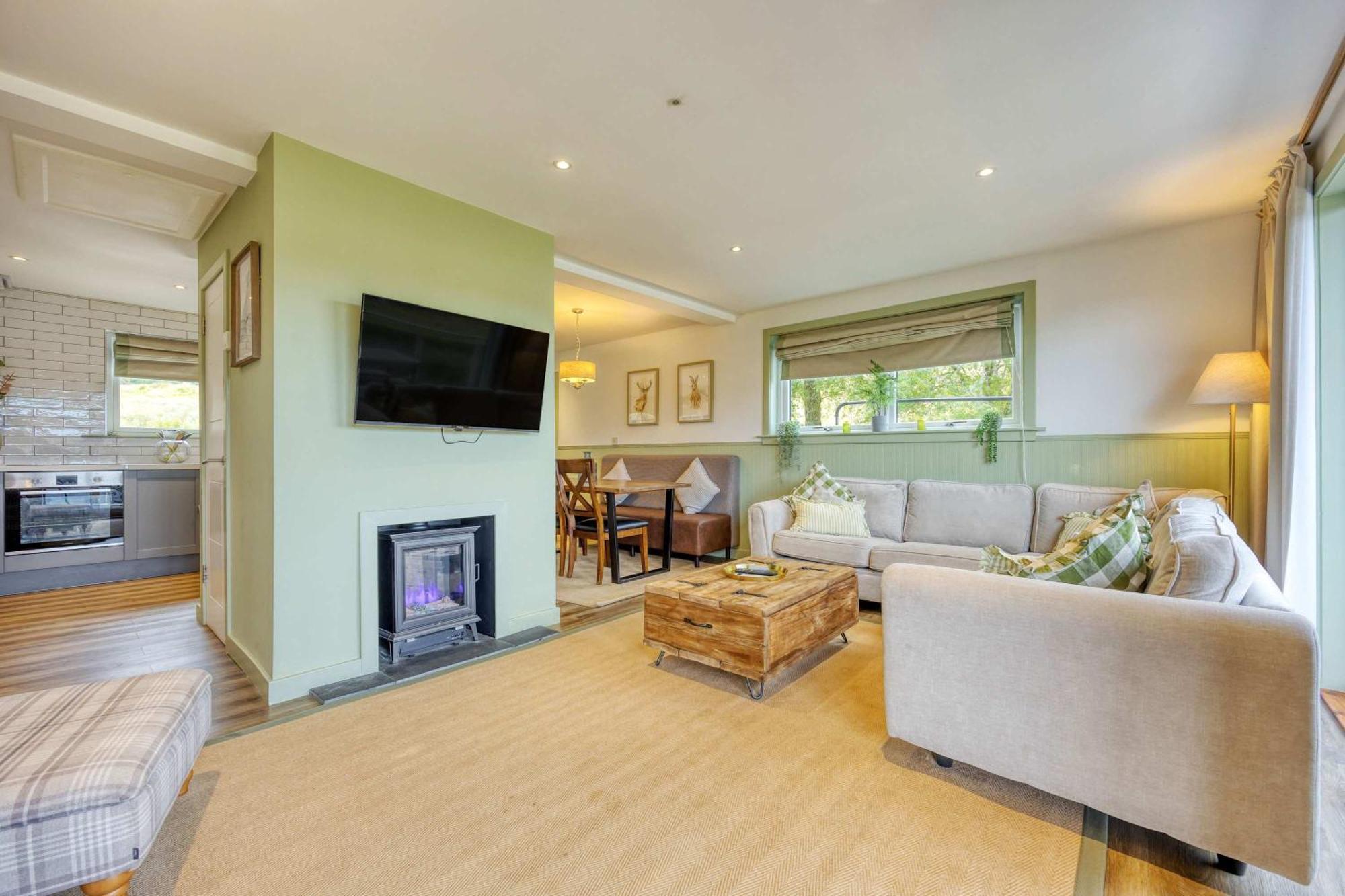 New Build Lodge With Stunning Views Of Loch Awe Hayfield  エクステリア 写真