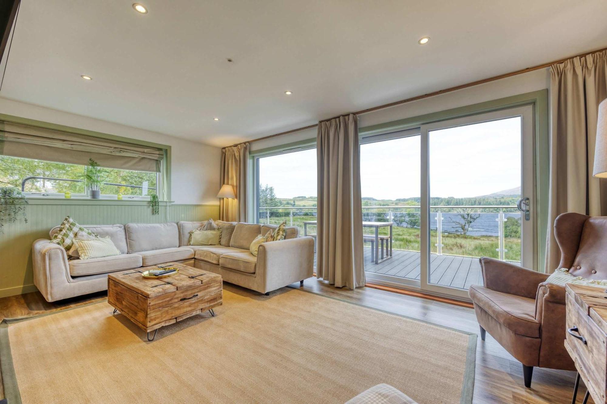 New Build Lodge With Stunning Views Of Loch Awe Hayfield  エクステリア 写真